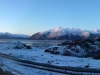 Kenai mountain range at sunrise